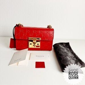 GUCCI | Padlock Guccissima Leather Shoulder Bag (409487 486628)